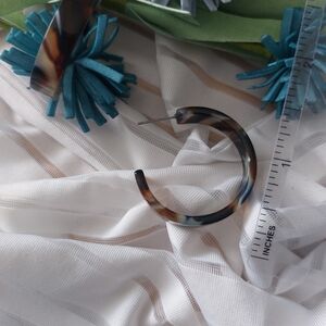 Acrylic Hoops Earrings
